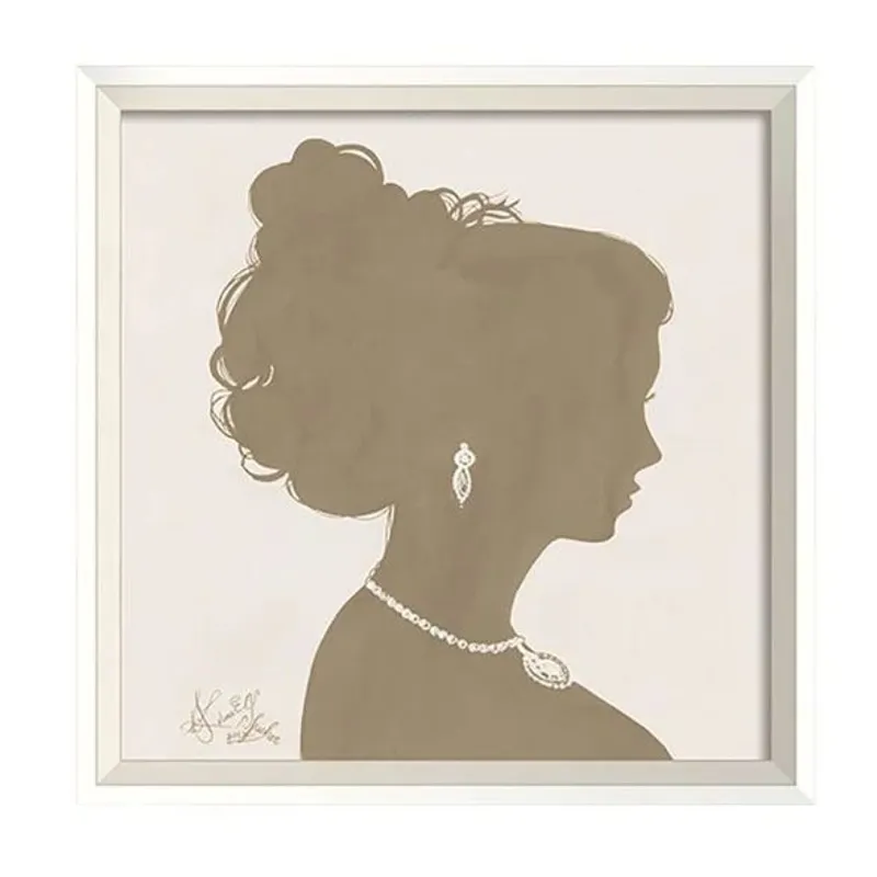 Clementine Court - Lady Silhouette Wall Art