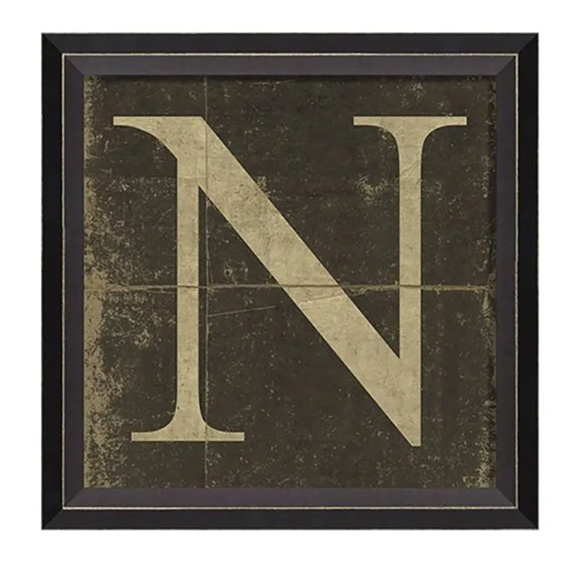 Chelsea Square - Letter N Wall Art