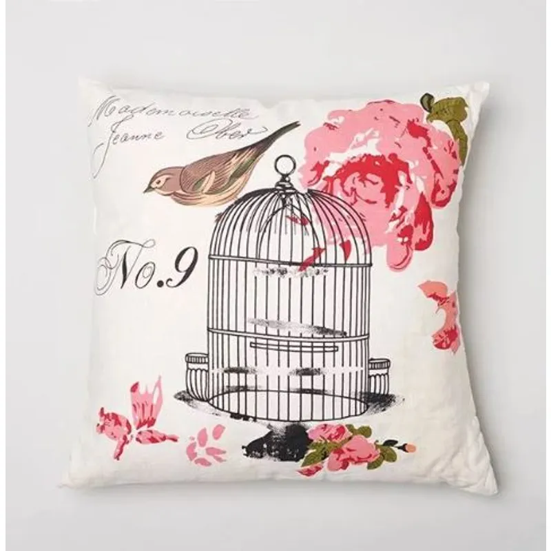 Clementine Court - Birdcage Pillow