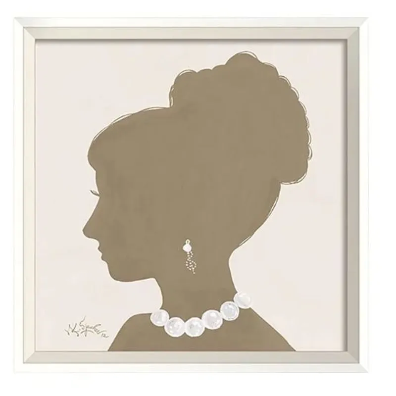 Clementine Court - Lady Silhouette Wall Art