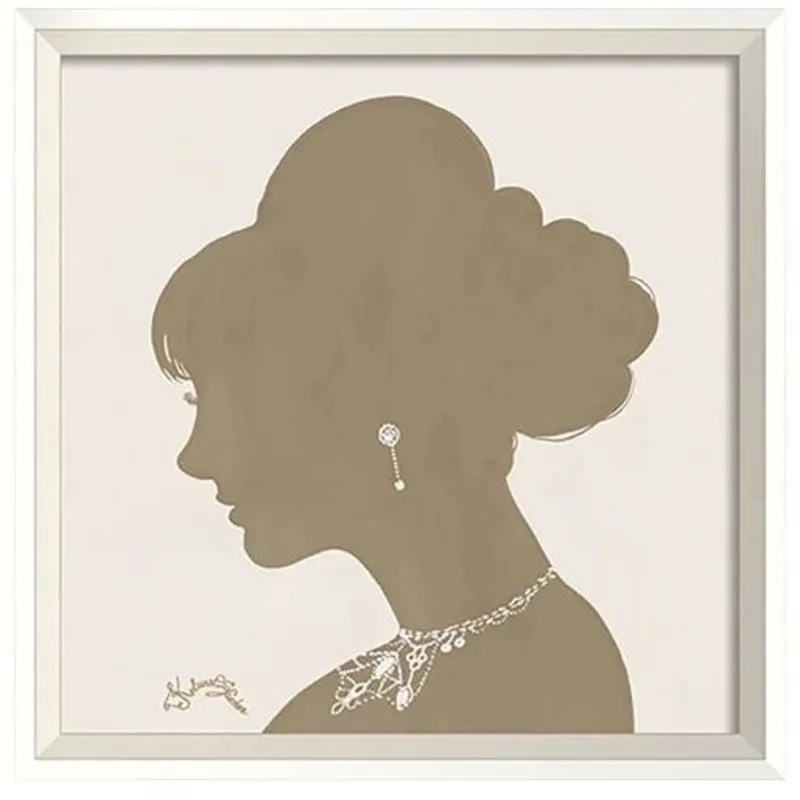 Clementine Court - Lady Silhouette Wall Art