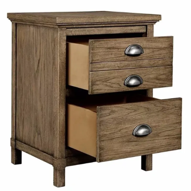 DRIFTWOOD PARK - NIGHTSTAND - SUNFLOWER SEED
