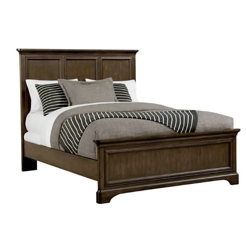 CHELSEA SQUARE - PANEL BED IN RAISIN - FULL
