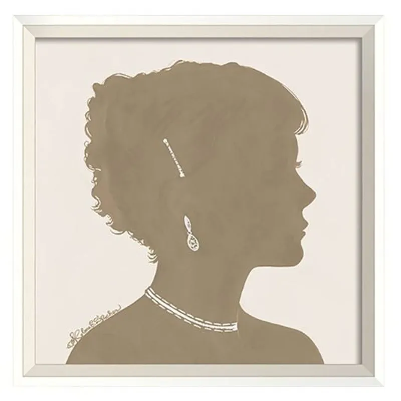 Clementine Court - Lady Silhouette Wall Art