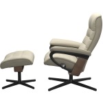 Opal (L) Cross Chair with Ottoman