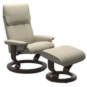 Admiral (M) Classic Chair with Footstool