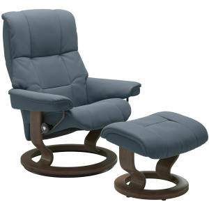 Mayfair (M) Classic Recliner with Footstool