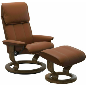 Admiral (M) Classic Chair with Footstool