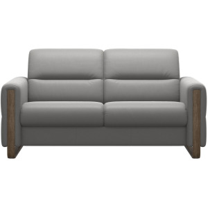 Fiona Wood 2 Seater - Paloma Silver Grey w/Smoked Oak