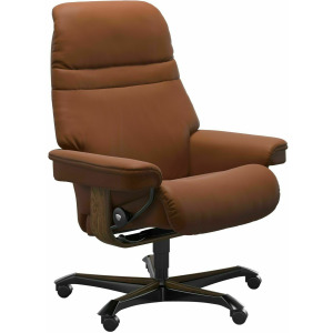 Sunrise Home Office Chair - Paloma New Cognac w/Teak
