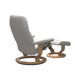 Consul (L) Classic Base Recliner with Ottoman