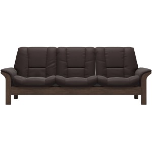Buckingham (L) 3 seater Low back - Paloma Chocolate