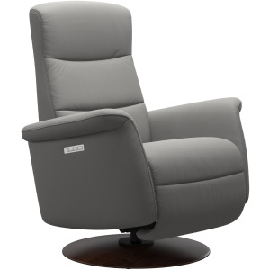 Mike (M) Power Recliner with Moon Wood Base