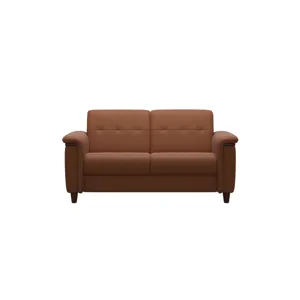 Flora Wood 2 Seater - Paloma New Cognac w/Brown