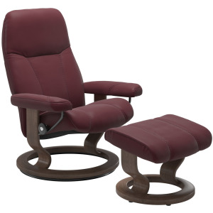 Consul (M) Classic Base Recliner with Ottoman