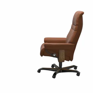 Sunrise Home Office Chair - Paloma New Cognac w/Teak