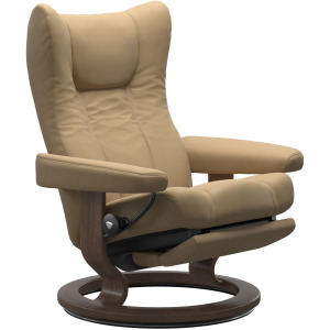 Wing Large Classic Power Leg & Back - Paloma Sand w/ Walnut