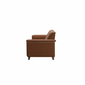Flora Wood 3 Seater - Paloma New Cognac w/Walnut