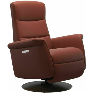 Mike (M) Power Recliner with Moon Wood Base