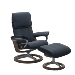 Admiral (M) Signature Base Recliner with Ottoman