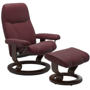 Consul Small Classic Recliner w/Footstool