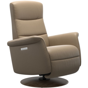 Mike (M) Power Recliner with Moon Wood Base