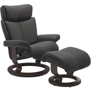 Magic Medium Classic Chair w/Footstool
