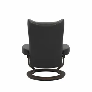 Wing (L) Classic Base Recliner with Ottoman