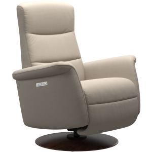Mike (M) Power Recliner with Moon Wood Base