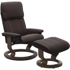 Admiral (M) Classic Chair with Footstool