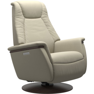 Max (M) Power with Moon Wood Base - Paloma Light Grey w/Wenge