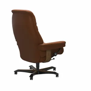 Sunrise Home Office Chair - Paloma New Cognac w/Teak