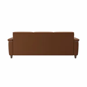 Flora Wood 3 Seater - Paloma New Cognac w/Walnut