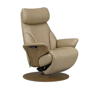 Adam Power Disc Base - Paloma Mushroom w/Smoked Oak