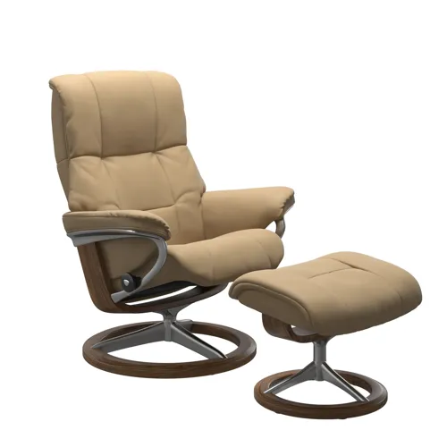 Mayfair (L) Signature Base Recliner with Ottoman