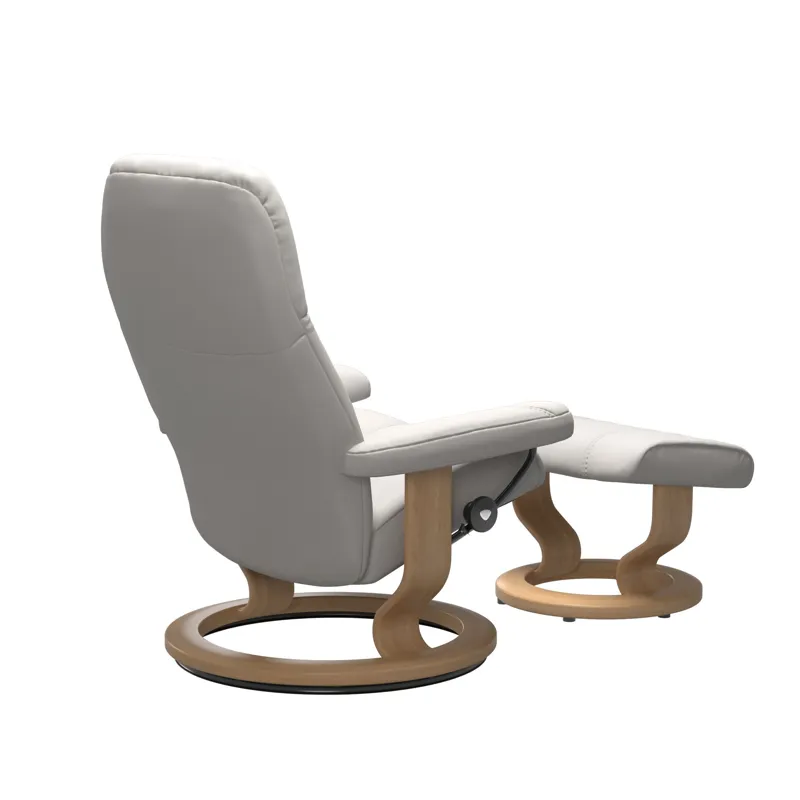 Consul (L) Classic Base Recliner with Ottoman