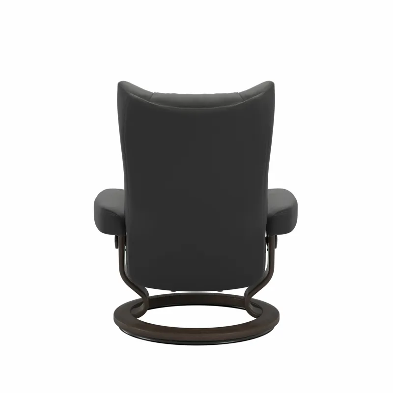 Wing (L) Classic Base Recliner with Ottoman