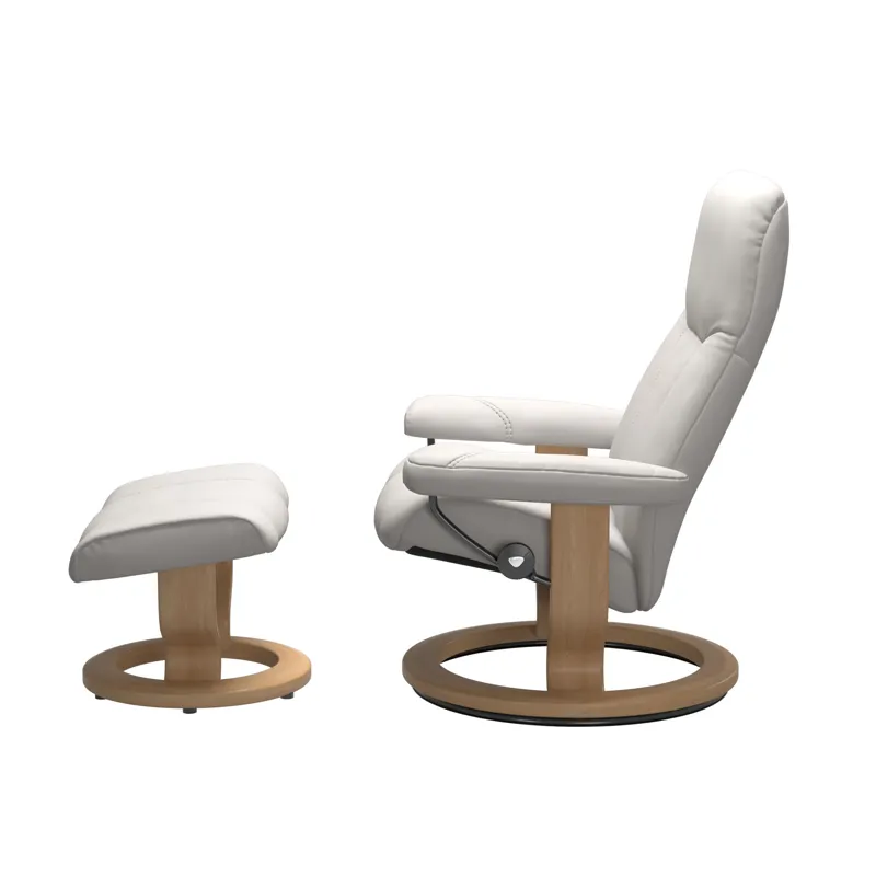 Consul (L) Classic Base Recliner with Ottoman