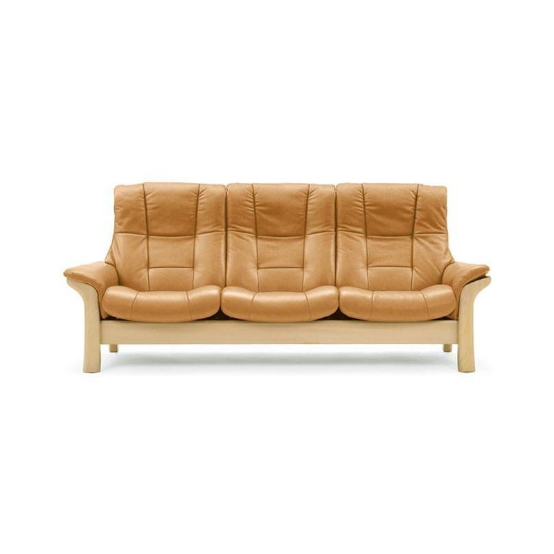 Buckingham High Back 3 Seat Sofa 1185030 by Stressless at Willis