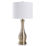 Antique Brass Touch Lamp