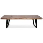 Leo Live Edge Bench