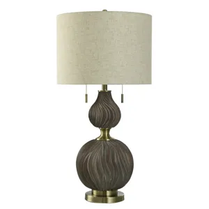 Chestnut Poly Table Lamp