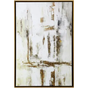 Golden Highlight I Framed Canvas