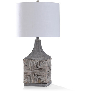 Pavesi Grey Rattan Table Lamp