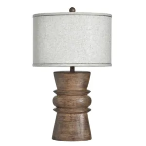 Robinia Walnut Resin Table Lamp