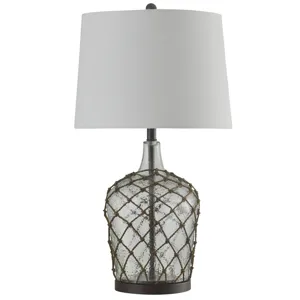 Cayos Clear Meshed Glass Table Lamp