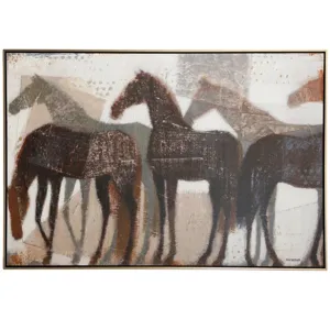 Shadow Steeds Norman Wyatt Home Framed Canvas