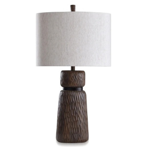 Table Lamp with Chestnut & Dark Coffee