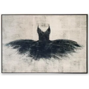 Black Dress Stretched Canvas