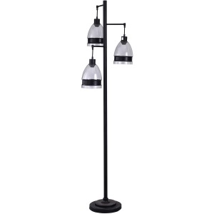 Painted Black Metal Modern Floor Lamp